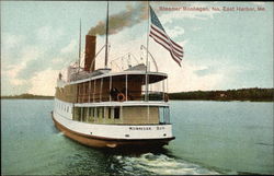 Steamer "Monhegan" Northeast Harbor, ME Postcard Postcard