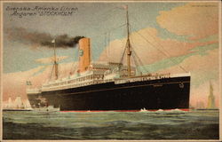 Svenska Amerika Linien Angaren Stockholm Postcard