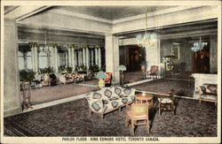 King Edward Hotel - Parlor Floor Postcard
