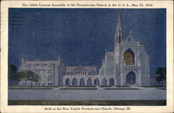 New Fourth Presbyterian CHurch Chicago, IL Postcard Postcard