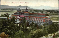 Bird's Eye View of Broadwater Natatorium Postcard