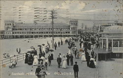 Boardwalk and Million Dollar Pier Postcard