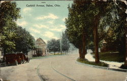 Garfield Avenue Salem, OH Postcard Postcard