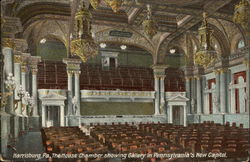The House Chamber showing Gallery in Pennsylvania's New Capitol Postcard