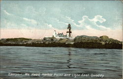 Harbor Point and Light East Quoddy Postcard