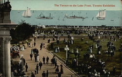 The Terrace on the Lake Front Postcard