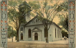 Old Trinity Episcopal Church Portsmouth, VA Postcard Postcard