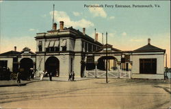 Portsmouth Ferry Entrance Virginia Postcard Postcard