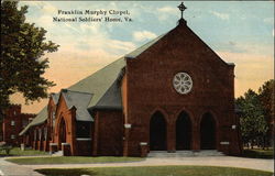 Franklin Murphy Chapel, National Soldiers' Home Hampton, VA Postcard Postcard