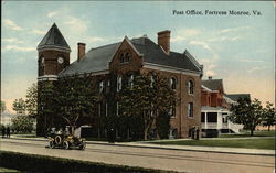 Street View of Post Office Postcard