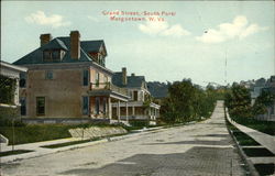 Grand Street (South Park) Morgantown, WV Postcard Postcard
