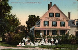 Densmore Hosue Richmond, ME Postcard Postcard