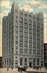 Fidelity Building at Corner of Congress and Preble Streets Postcard