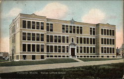 Nathan Clifford School Postcard
