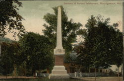Soldiers' & Sailors' Monument Postcard