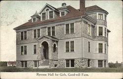 Ryerson Hall for Girls, Good-will Farm Postcard