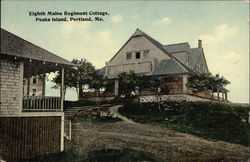 Eighth Maine Regiment Cottage, Peaks Island Postcard