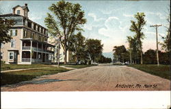 Main Street Andover, ME Postcard Postcard