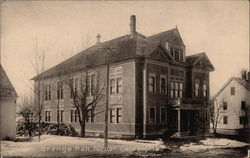 Street View of Grange Hall Turner, ME Postcard Postcard