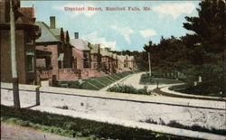 Urquhart Street Rumford Falls, ME Postcard Postcard