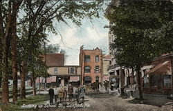 Looking Up School Street Sanford, ME