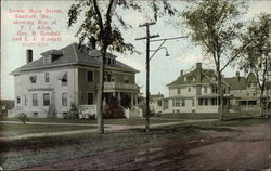 Lower Main Street Sanford, ME Postcard Postcard