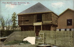 Fort Halifax - Erected 1754 Waterville, ME Postcard Postcard