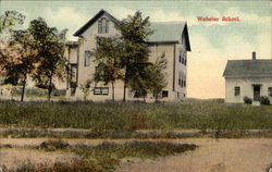 Webster School Pittsfield, ME Postcard Postcard