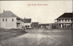 Main Street Eustis, ME Postcard Postcard