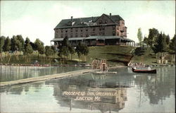 Moosehead Inn, Greenville Junction Maine Postcard Postcard