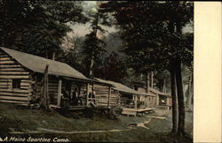 A Maine Sporting Camp Postcard