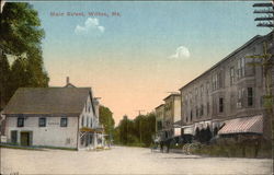 Main Street Wilton, ME Postcard Postcard