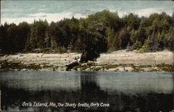 The Shady Grotto at Orr's Cove Postcard