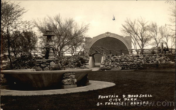 Fountain & Bandshell City Park St. Francis Kansas