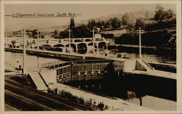 U.S. Government Canal Locks Seattle Washington