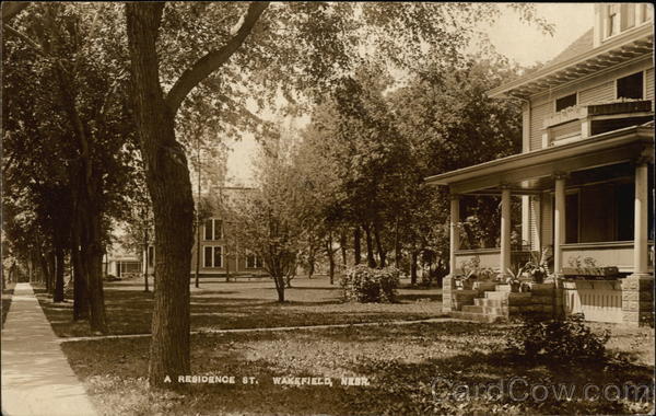 Residential Street Wakefield Nebraska
