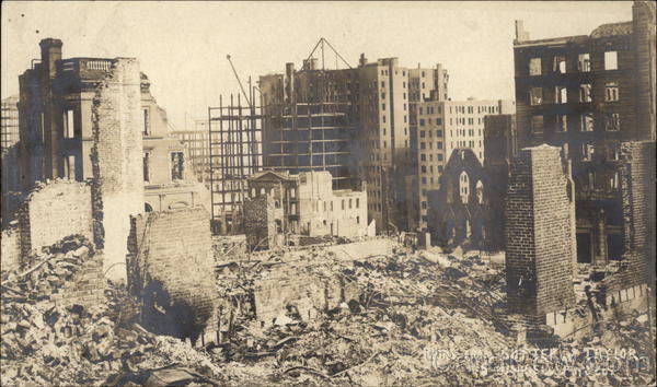 Ruins From Sutter & Taylor San Francisco California