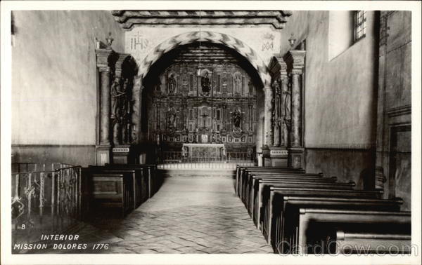 Mission Dolores - Interior (1776) San Francisco California
