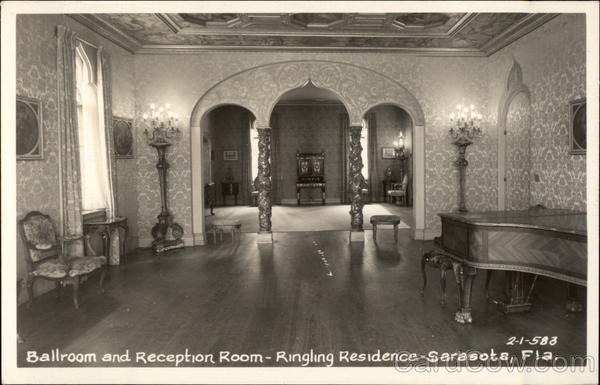 Ringling Residence - Ballroom and Reception Room Sarasota Florida