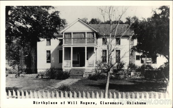 Birthplace of Will Rogers Claremore Oklahoma