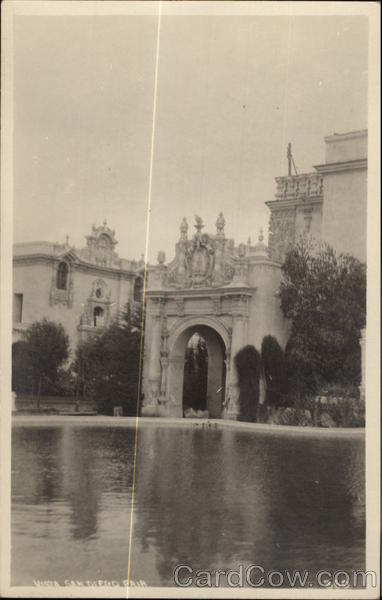 Buildings and Pool 1915 Panama-California Exposition