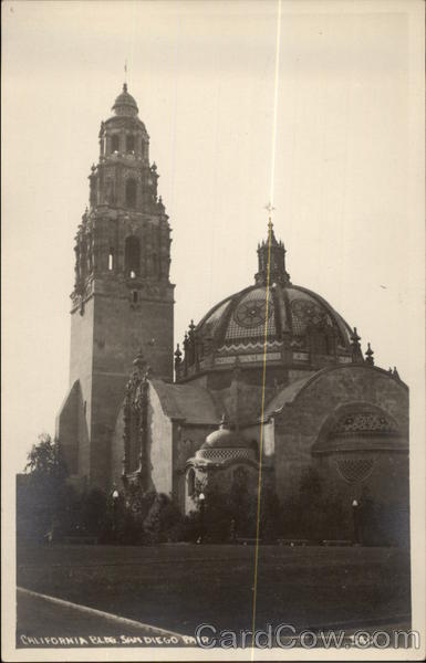 California Building, San Diego Fair 1915 Panama-California Exposition