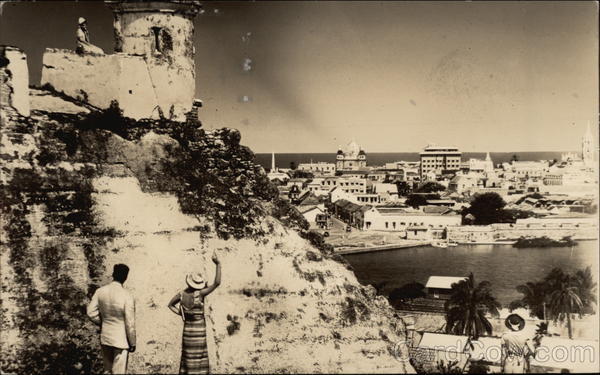 View of City Cartagena Colombia South America