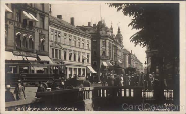 Carl Johan's Gate Kristiania Norway