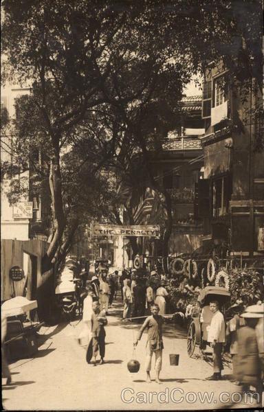 1920 Flower Street Street Scene Kowloon Hong Kong China