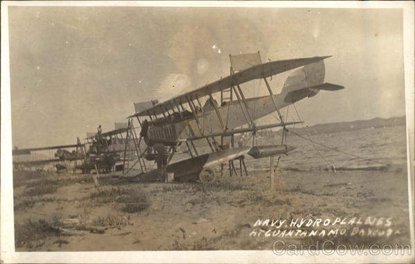 Navy Hydroplanes at Guantanamo Bay, Cuba Great White Fleet