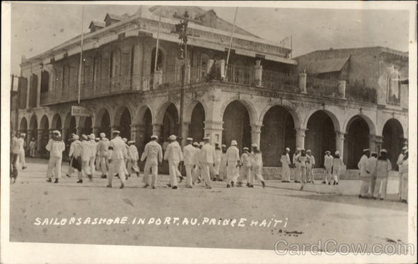 Sailors on Shore Leave Port-au-prince Haiti Caribbean Islands