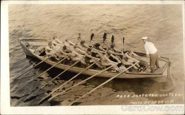 U.S.S. Texas - Race Boat Crew McDevitt Great White Fleet