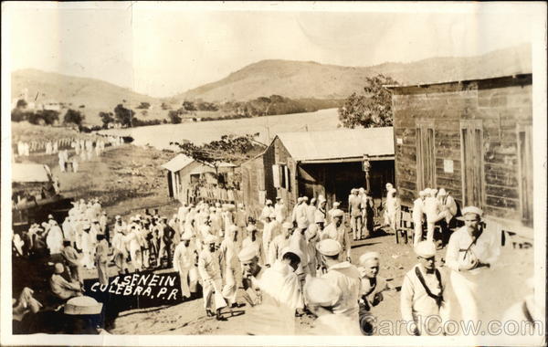 Sailors Onshore at Culebra, PR Great White Fleet