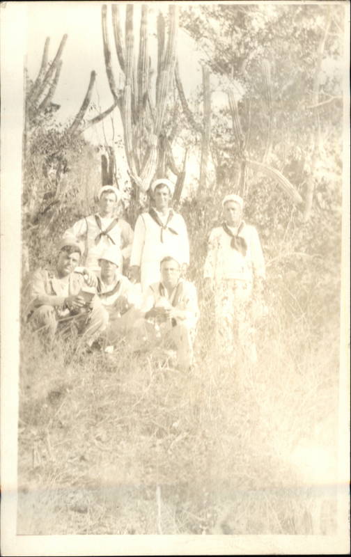 Picture of Sailors and Cactus Plants Great White Fleet
